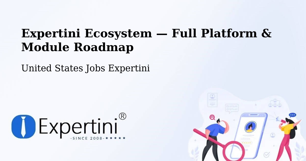 Expertini Ecosystem — Full Platform & Module Roadmap – Whitewater
